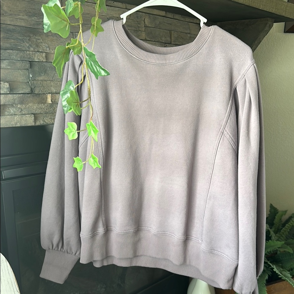 A New Day Gray Ribbed Sweater